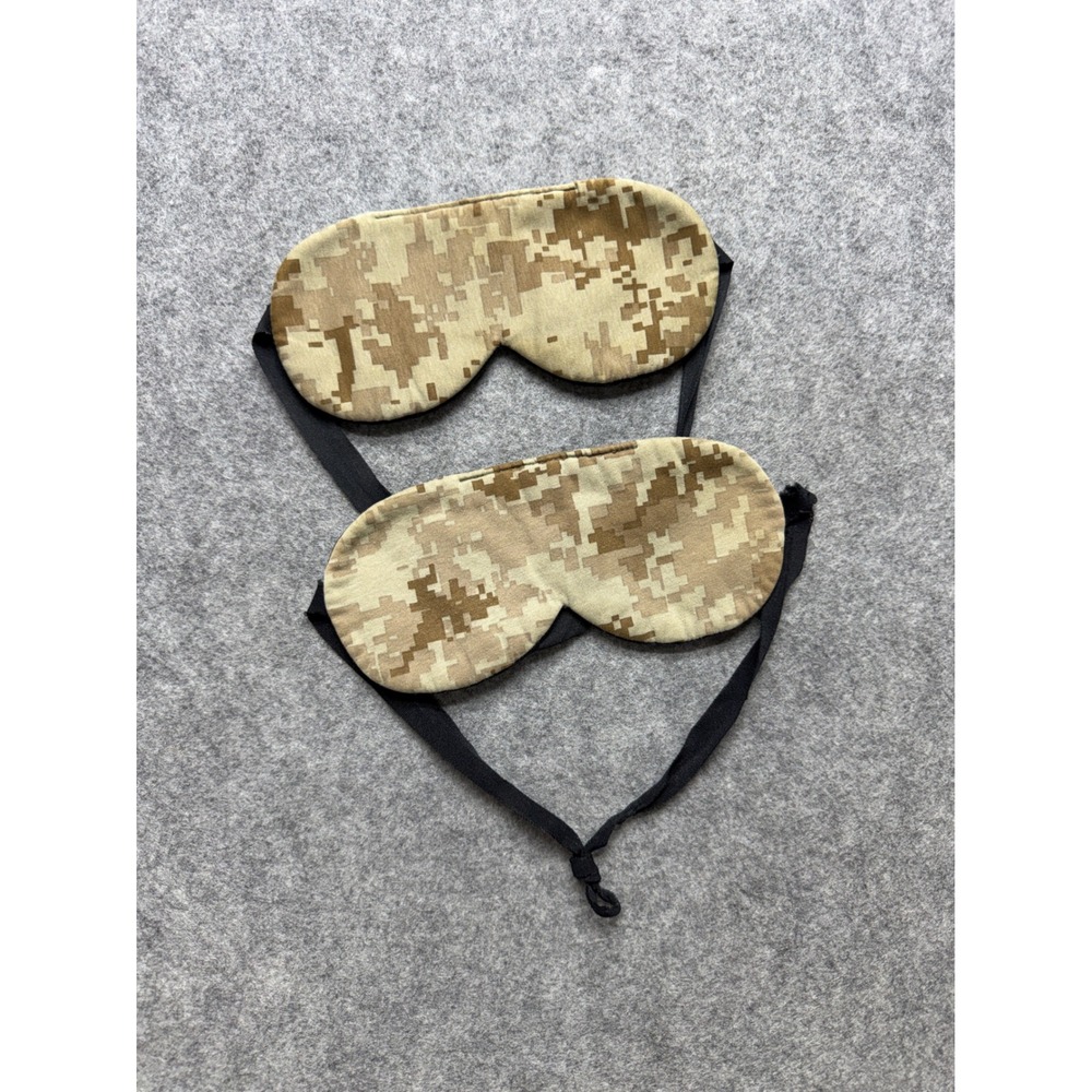 Digital Desert Camo Sleep Masks Tactical MARPAT Style Eye Covers Lot 2